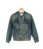 メゾンマルジェラ Maison Margiela 4 14 22AW SI1AM0006 ノーカラーデニムジャケット Gジャン 38 青 /MI ■OS ユニセックス