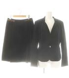 スキャパ SCAPA コーデュロイ ジャケット スカート セットアップ 38 ネイビー /SS ■OS