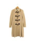 アンゴラ ウール ダッフルコート ロング 38 ベージュ /AT ■OS