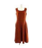 フォクシー FOXEY Knit Dress Orangette ワンピース ウール 38 オレンジブラウン 40553 /DO ■OS