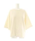 ボールジー BALLSEY トゥモローランド ドライコットン ワイドプルオーバー Tシャツ カットソー S オフベージュ /ES ■OS