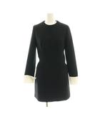 ザラ ZARA ワンピース 長袖 ミニ XS 黒 /NR ■OS