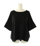 24SS  ADDICTポンチクルーネックタッププルオーバー カットソー 半袖 F 黒 ブラック 24070462110320 /AT ■OS