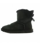 アグ オーストラリア UGG australia 1005062 MINI BAILEY BOW ミニ ベイリー ボウ ムートンブーツ ショートブーツ US6 23.0cm 黒 /MI ■OS