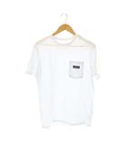 37406 P-6 Label Pocket Re-T-shirts Tシャツ カットソー 半袖 コットン XS ライトブルー /NR ■OS