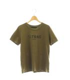 タトラス TATRAS GIUDITTA ロゴプリントショートスリーブTシャツ カットソー 3 カーキ ブラック /DO ■OS