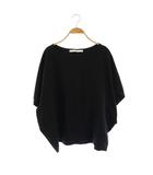 フレームワーク Framework コクーンプルオーバー Tシャツ カットソー 五分袖 ドルマンスリーブ コットン 黒 /NR ■OS