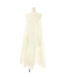 フォクシー FOXEY 24年 Dress Lyon ワンピース ロング ノースリーブ 40 オフホワイト 44345 /DO ■OS