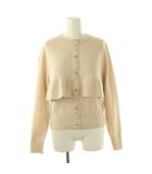 ジャスグリッティー JUSGLITTY 24AW ケーププルオーバー ニット セーター 長袖 2 ライトベージュ /DF ■OS