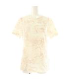 Toile de Jouy トワルドゥジュイ Tシャツ カットソー 半袖 XS アイボリー ピンクモカ /DF ■OS