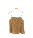 24AW デニムライクビスチェキャミ 2 茶 ブラウン /SS ■OS
