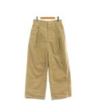 ルーニィ LOUNIE 25SS チノワイドパンツ 38 トープ /SS ■OS