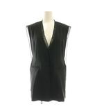 ルーニィ LOUNIE 24SS シアーアクセントジレ 36 黒 ブラック /SS ■OS