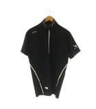 オークリー OAKLEY Skull Synchronism Shirt 1.0 ポロシャツ ゴルフウェア 半袖 刺繍 L 黒 ブラック FOA403511 /AT ■OS