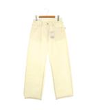 5 1/2 LOOSE-LINE DENIM デニムパンツ ジーンズ タック 26 白 ホワイト /AT ■OS