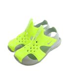 ナイキ NIKE 17-22SUNRAY PROTECT 2 PS サンレイ サンダル US11C 17.0cm 蛍光イエロー グレー 943826-701 /MI ■OS