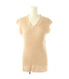 ドゥーズィエムクラス DEUXIEME CLASSE Rib ベスト カットソー ニット プルオーバー ベージュ /DF ■OS