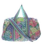 フェフェ fafa マルチフラワー ELZBIETA ボストンバッグ(L) ショルダーバッグ ハンドバッグ 2way ピンク 水色 ブルー /SR