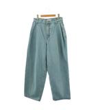 チノ CINOH デニムツータックパンツ ジーンズ ワイド 28 ライトブルー /DF ■OS ■SH