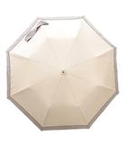 アシーナ ニューヨーク Athena New York 折りたたみ傘 晴雨兼用傘 ベージュ 茶 ブラウン ロゴ /GV