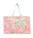 フェフェ fafa 美品 ハンドバッグ マルチカラー 花柄 /AE