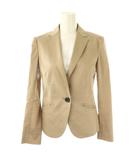 バーバリー ロンドン BURBERRY LONDON テーラードジャケット 1B シングル 36 ベージュ /DF ■OS