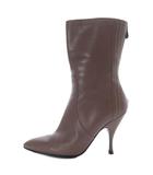 ボッテガヴェネタ BOTTEGA VENETA ショートレザーブーツ ピンヒール 38.5 ピンク /SR