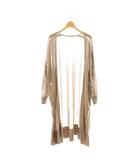 ミューズ ドゥーズィエム クラス MUSE de Deuxieme Classe PARU コットン ネック ロングカーディガン ニット 長袖 ベージュ /NR ■OS