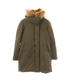 セオリー Theory ダウンジャケット コート ライナー ファー S カーキブラウン /NR ■OS