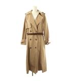 アメリヴィンテージ Ameri VINTAGE バックプリーツトレンチコート ロング ベージュ /HK ■OS