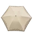 アナスイ ANNA SUI 日傘 アンブレラ 総柄デザイン ベージュ バラ柄 /AE