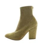 セルジオロッシ Sergio rossi ショートブーツ スエード 38 ベージュ /SS ■OS