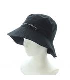 ポールスミス PAUL SMITH バケットハット 帽子 うさぎ ウサギ 刺繍 綿 黒 ブラック /RI■OS
