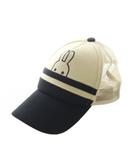 キューン CUNE メッシュキャップ 帽子 ウサギ柄 ラビット ベージュ 黒 ブラック /RI■OS