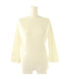 ドゥーズィエムクラス DEUXIEME CLASSE SLIT RIB KNIT PULLOVER ニット カットソー リブ ボートネック オフホワイト /DO ■OS