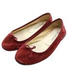 レペット Repetto バレエシューズ スエード 36.5 バーガンディ /SS ■OS