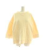 スタジオニコルソン STUDIO NICHOLSON OVERSIZED JERSEY TEE Tシャツ カットソー 0 アイボリー /DO ■OS