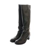 コルソローマ ノーヴェ CORSO ROMA 9 ロングブーツ レザー 40 黒 ブラック /SS ■OS