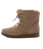 エミュー emu オーストラリア Australia Featherwood Mini Boot ムートンブーツ ショート グレージュ 24cm W10961 /SS ■OS