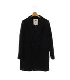 スローブ イエナ SLOBE IENA MILIOR チェスターコート カシミヤ混 38 ブラック /DO ■OS