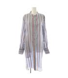イザベル マラン エトワール ISABEL MARANT ETOILE Yucca Stripe Shirt dress シャツワンピース ひざ丈 34 ライトブルー /DF ■OS