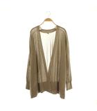 ミューズ ドゥーズィエム クラス MUSE de Deuxieme Classe Shake code ショート カーディガン ニット ベージュ /DF ■OS