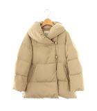 ボンメルスリー BON MERCERIE ダウンジャケット アウター 総裏地 36 ベージュ /CX ■OS