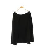 ヨーコチャン YOKO CHAN ケープブラウス プルオーバー 38 ブラック /HK ■OS