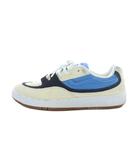 ×VANS バンズ Skate Speed スニーカー シューズ スエード 28cm Supreme White 水色 アイボリー VN0007R0WH /RI ■OS