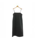 プラステ PLST 23SS ナローキャミソール ワンピース M ブラック /CX ■OS