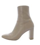 ダイアナ DIANA ブーツ ショート ハイヒール スクエアトゥ レザー 22.5cm ダークベージュ /YO2