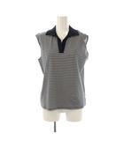 セオリー Theory 24SS Stripe Tee ST Open Polo カットソー ボーダー S 紺 白 /CX ■OS