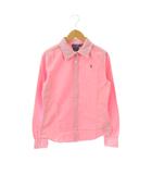 ロゴ刺繍 長袖シャツ 16 ピンク /HK ■OS