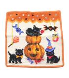 フェイラー FEILER ハロウィン 2023 タオルハンカチ オレンジ アイボリー /SR